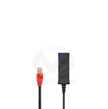 Cordon RJ9 Multicompatible avec Amplificateur de Micro Intégré RJ9 LxC